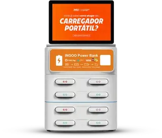 Estação Ingoo Powerbank no Hostel Cantinho do Viajante
